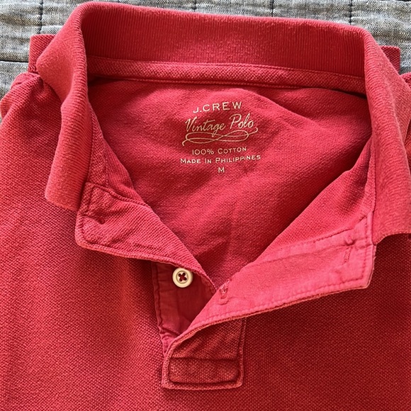 J Crew Short Sleeve Vintage Polo Shirt - Picture 4 of 5